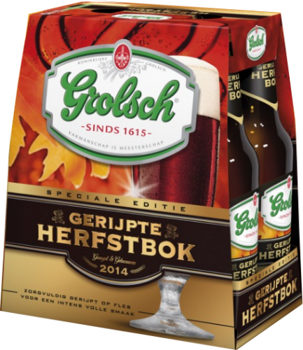 Grolsch Gerijpte Herfstbok set van 6 flesjes á  0,30 liter Grolsch Gerijpte Herfstbok set van 6 flesjes á  0,30 liter